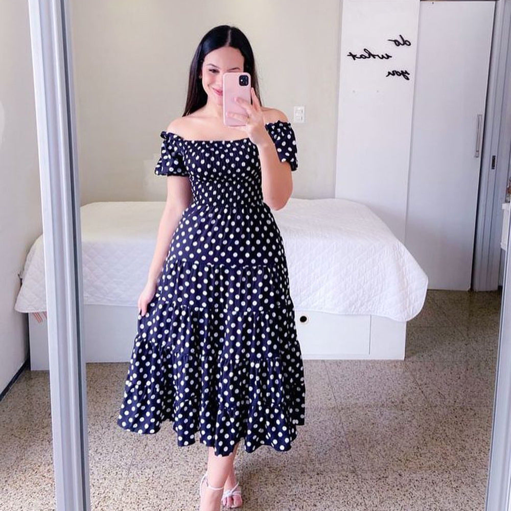 Stilla | Elegant One-Shoulder Large Swing Dress