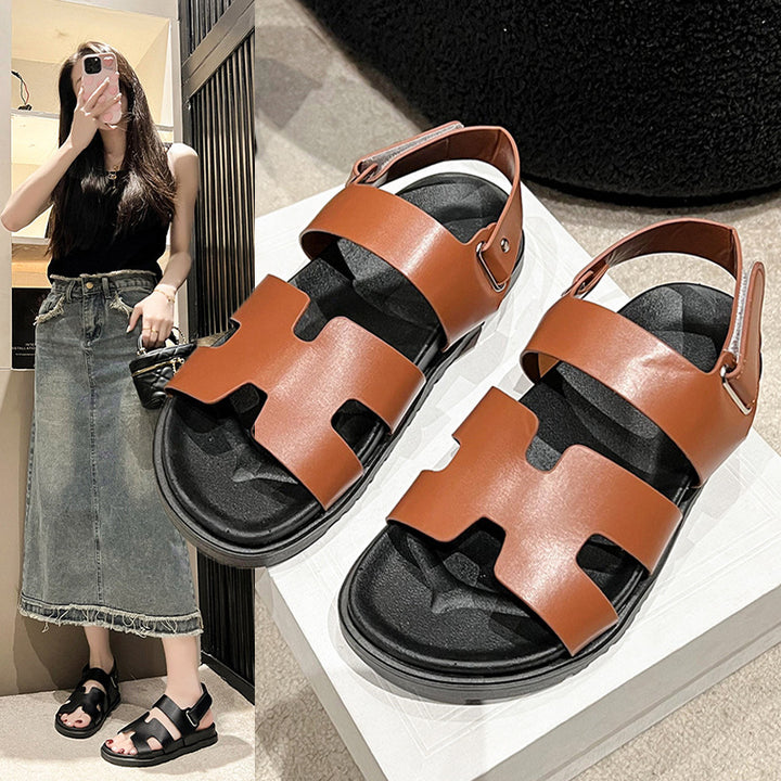 Dame Komfortable Sandaler med justerbare remme Stilla