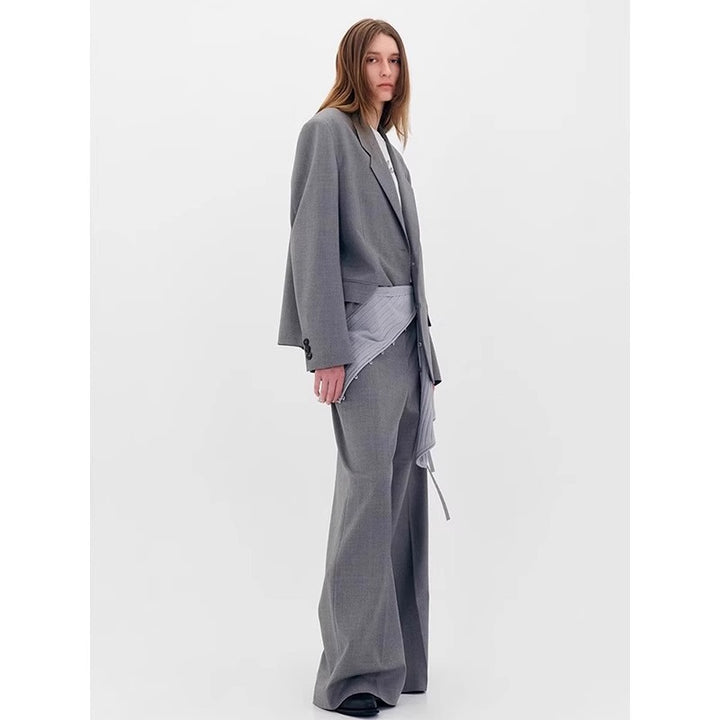 Dame Oversized Blazer med kort snit Stilla