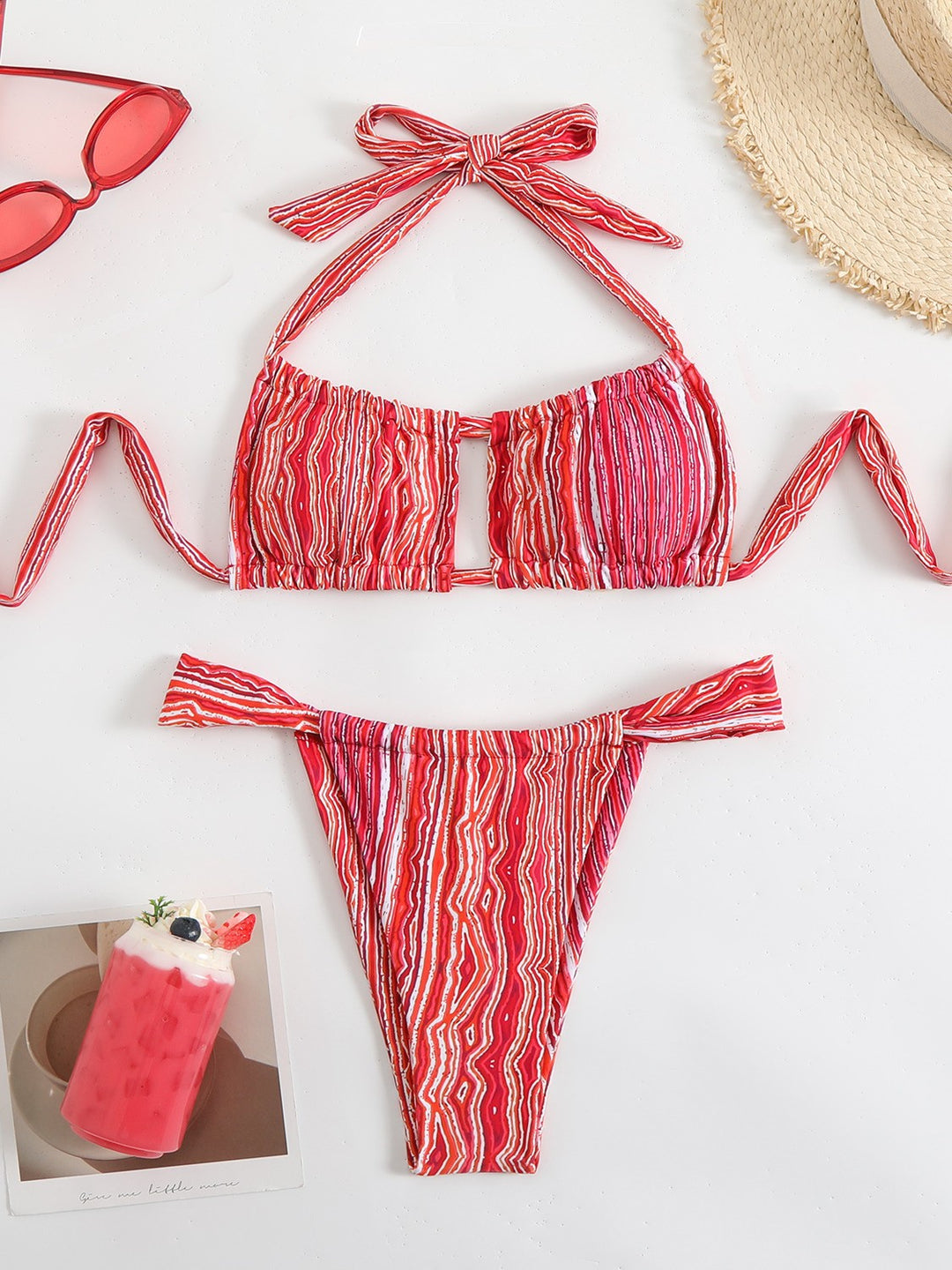 Kvinder Cut-Out Design Bikini Sæt Stilla