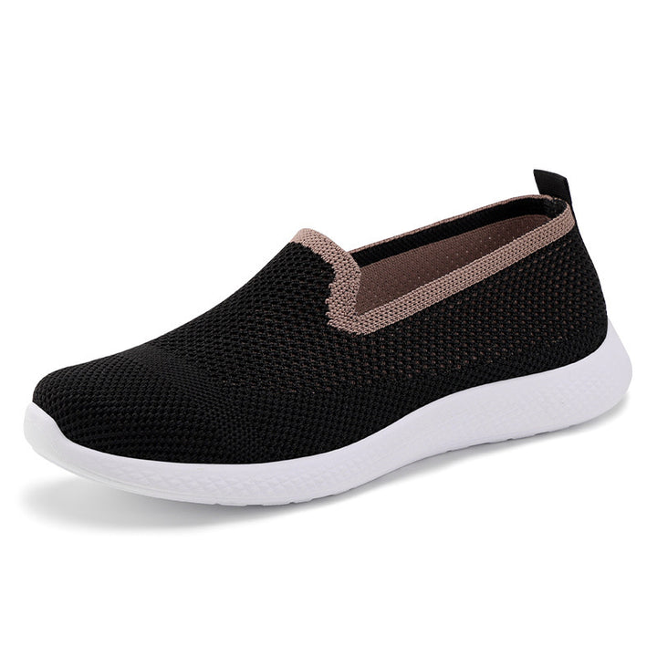 Femme Åndbare Slip-On Strik-Sneakers med Ergonomisk Pasform Stilla