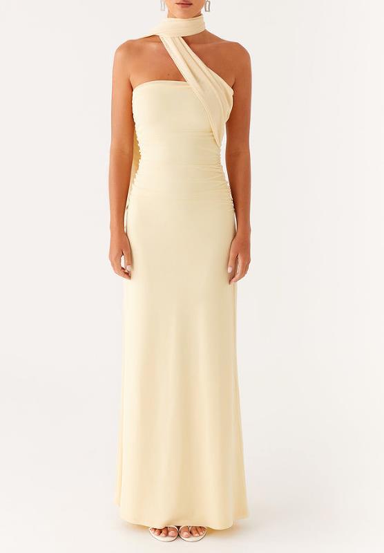 Dame Maxi-kjole med floral design Skovae