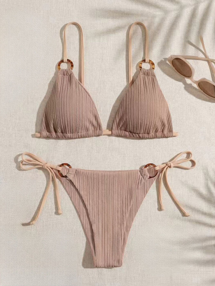 Dame trekantsbikini med justerbare stropper Skovae
