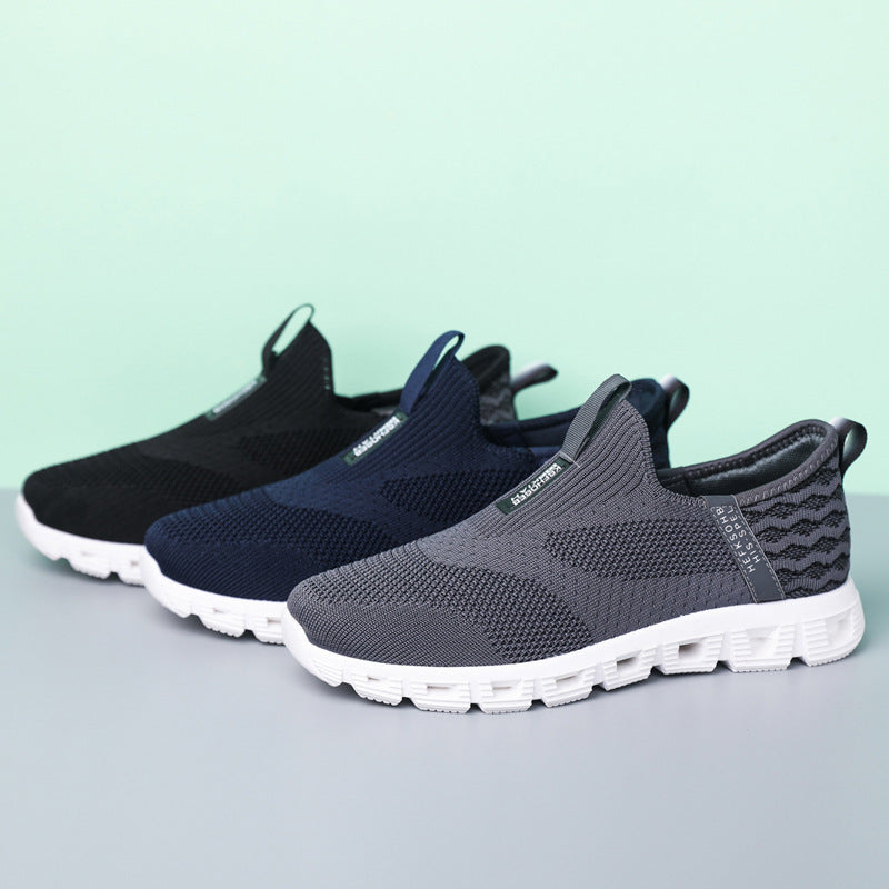 Dame Komfortable Slip-On Sneakers med åndbart strikmateriale Stilla