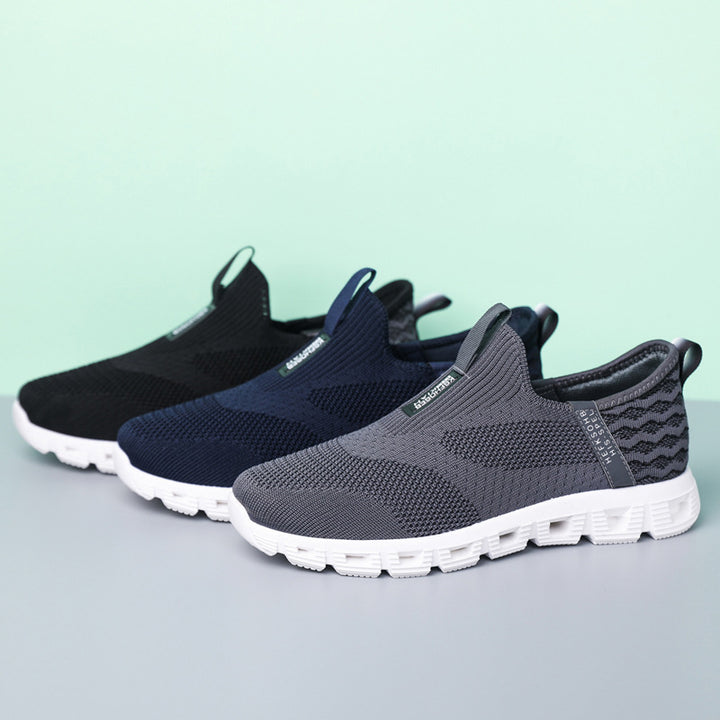 Dame Komfortable Slip-On Sneakers med åndbart strikmateriale Stilla