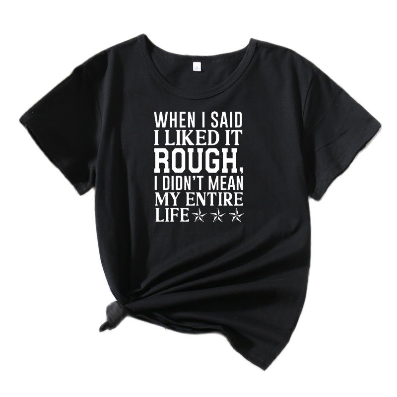 Dame Fritids Slogan Top Stilla