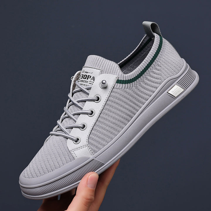 Femme Lettere Fritids Strik Sneakers med forbedret Fleksibilitet Stilla