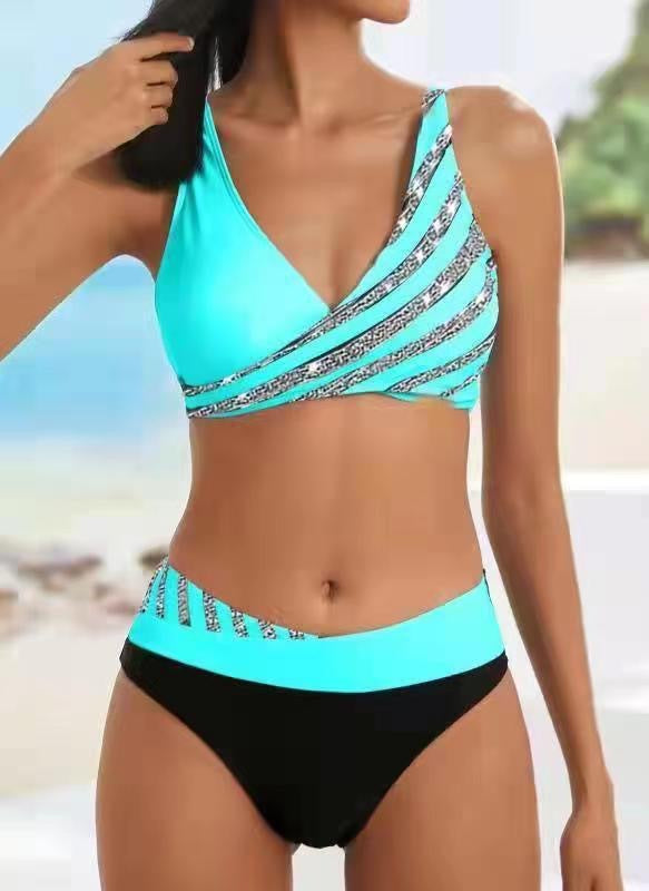 Dame bikini sæt med innovativ gradient skovæ