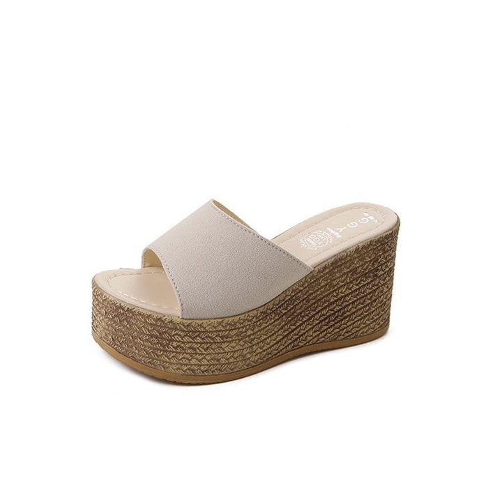 Dame Plateau Sandaler med lukket tåparti og tyk sål Stilla