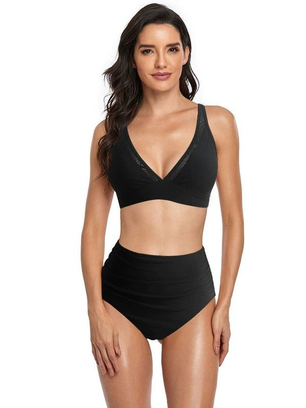 Dame Højskåret Sport Bikini Sæt Stilla 1750840067