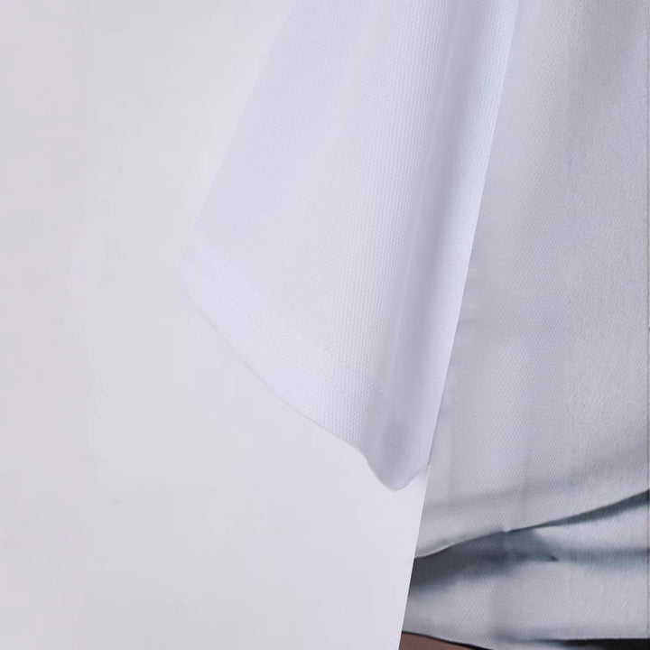 Herre polo T-shirt med kreativ muskelprint Stilla