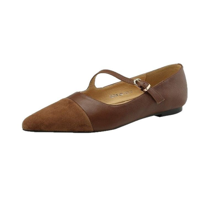 Dame elegante Ballerinas med justerbar rem Stilla