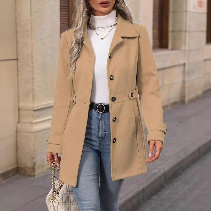 Kvinders fashionable trench coat med bælte Stilla