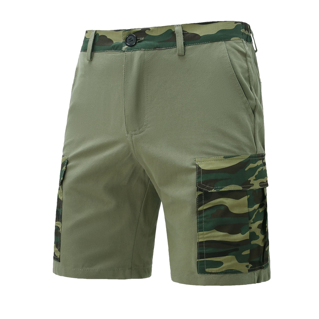 Herrer Cargo-shorts med alsidige lommer og elastisk linning Stilla