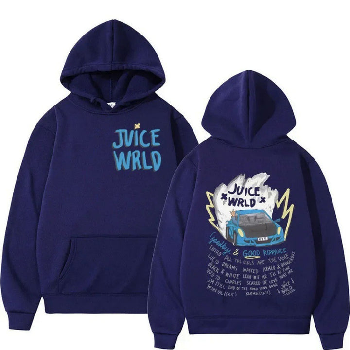 Kvinders hoodie med kreativ grafisk design og komfortabel pasform Skovae