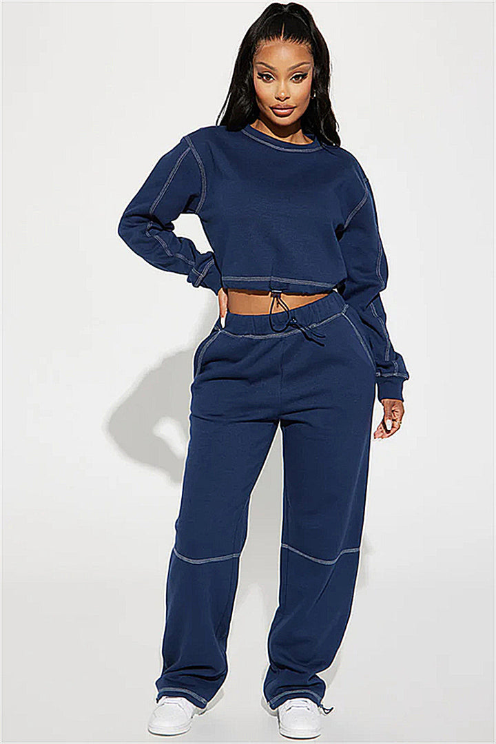 Kvindernes cropped hoodie med høj krave Skovae