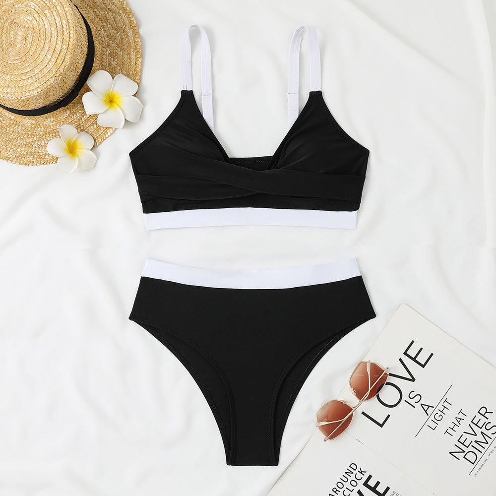Dame Sporty bikini med moderne indpakningsdesign Skovae