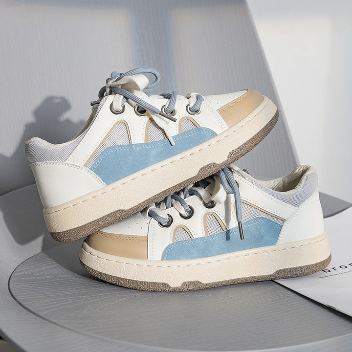 Dame Sporty Sneakers med åndbare mesh-indlæg og støddæmpende sål Stilla