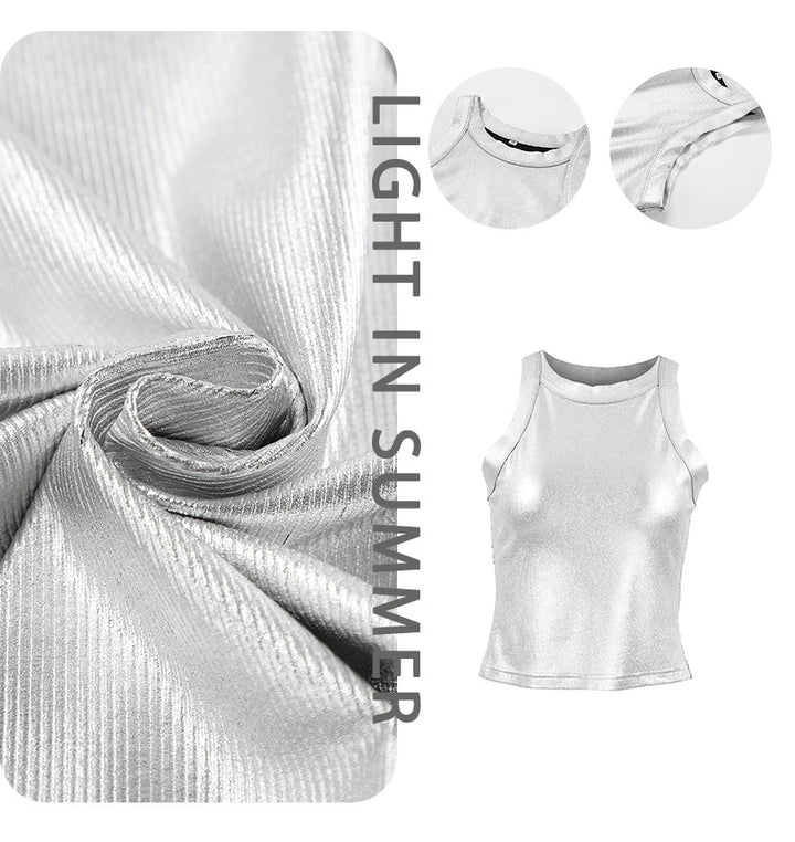 Dame Sporty Top med Zipper Stilla