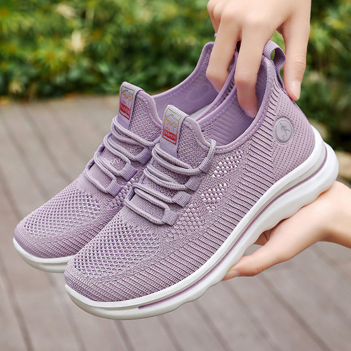 Dame Fitness Sneakers med åndbar overfladestruktur og dæmpende sålprofil Stilla