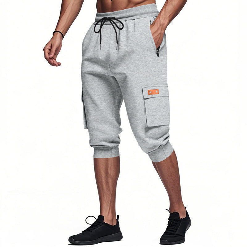 Herrer Cargo-Joggingbukser med praktisk lommeopstilling og elastisk talje Stilla