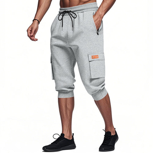 Herrer Cargo-Joggingbukser med praktisk lommeopstilling og elastisk talje Stilla
