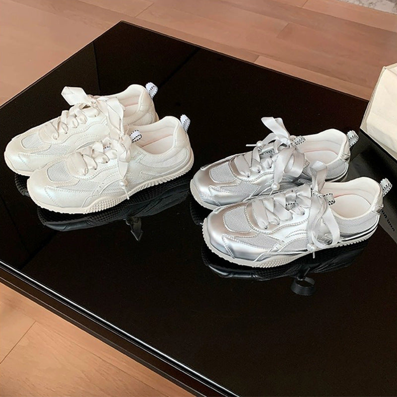Dame Lettere og åndbare sports-sneakers med innovativ hurtig-snøring teknologi Stilla