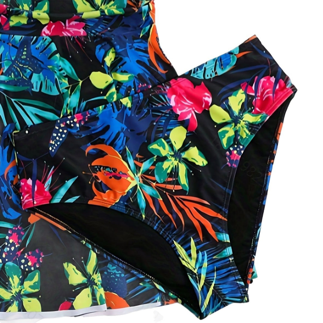 Dame sv swimsuit med elegant indpakningsdesign Skovae