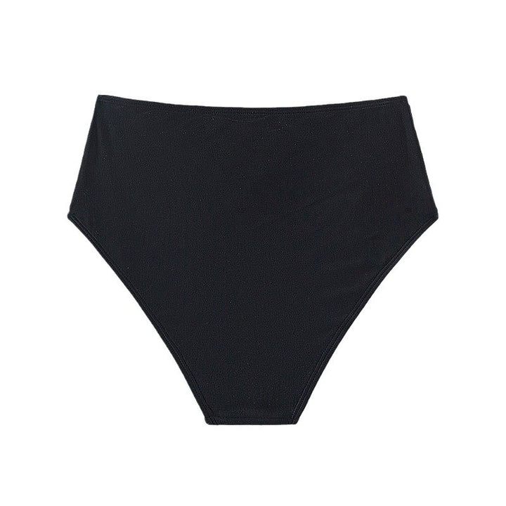 Dame Højskåret Bikini-Bund med dekorativt Bælte-detail Skovae