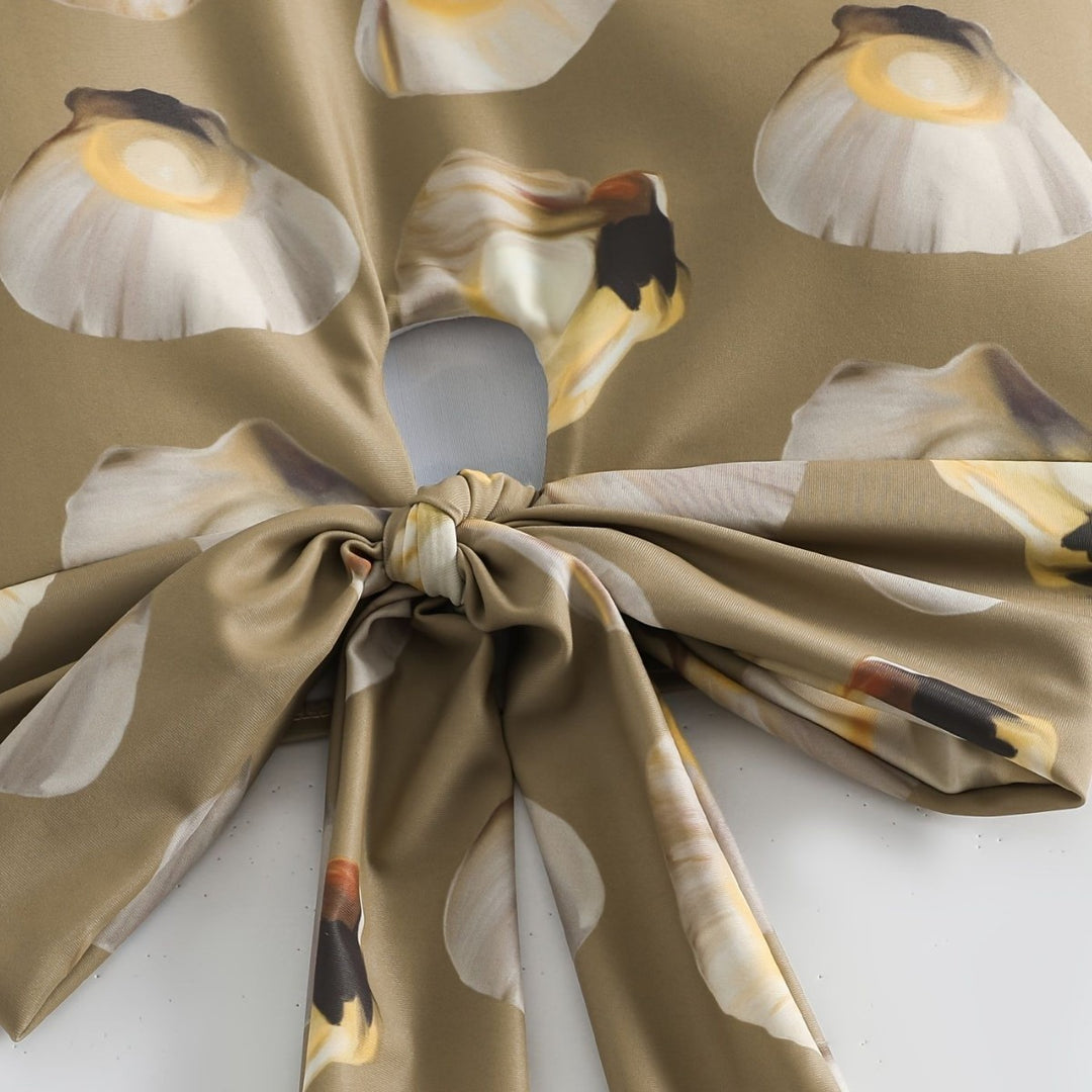 Dame Crop-top med stilfuld knude-design Skovae