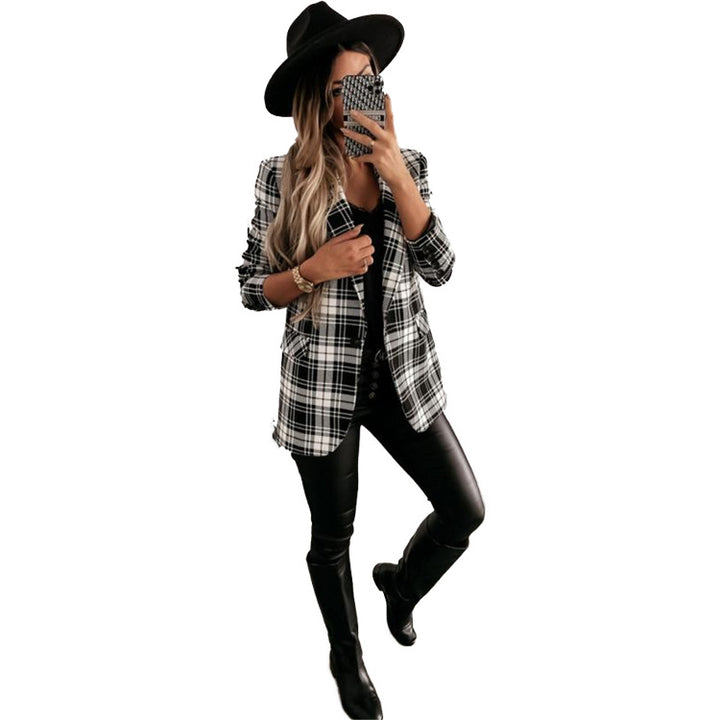 Dame Ternet Blazer i moderne snit Stilla