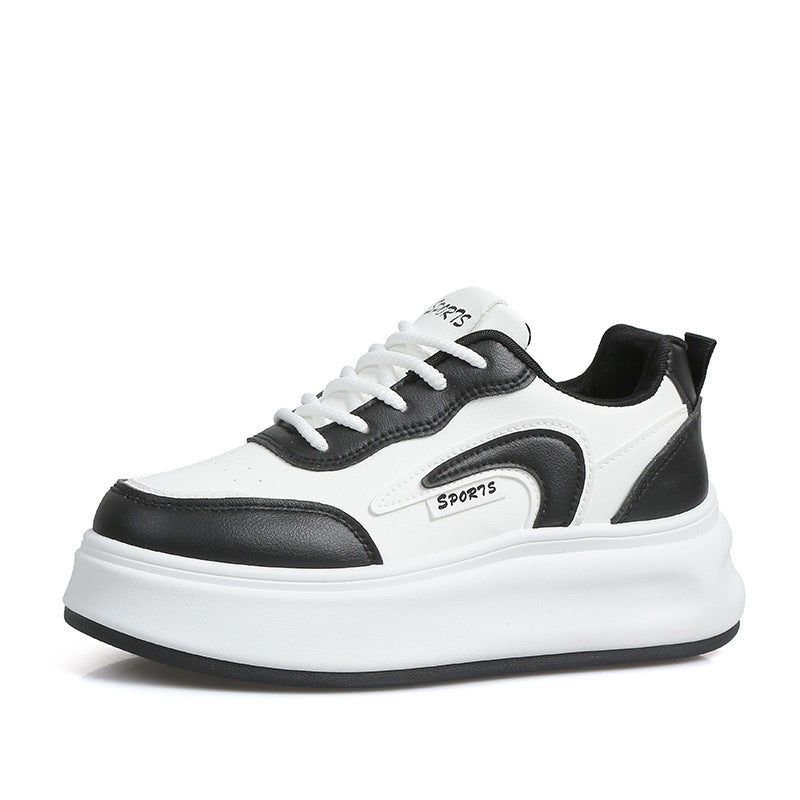 Dame Sporty Platform Sneakers med åndbare materialer og struktureret sål Stilla