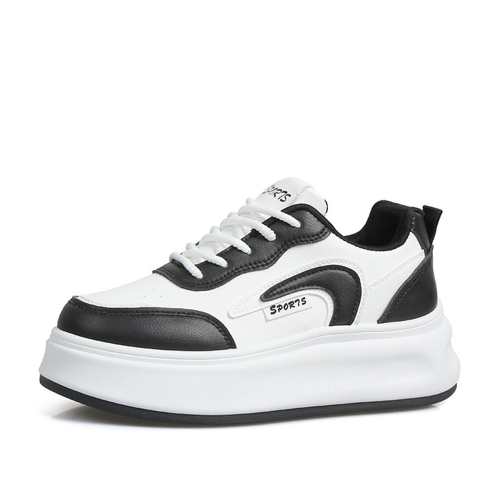 Dame Sporty Platform Sneakers med åndbare materialer og struktureret sål Stilla