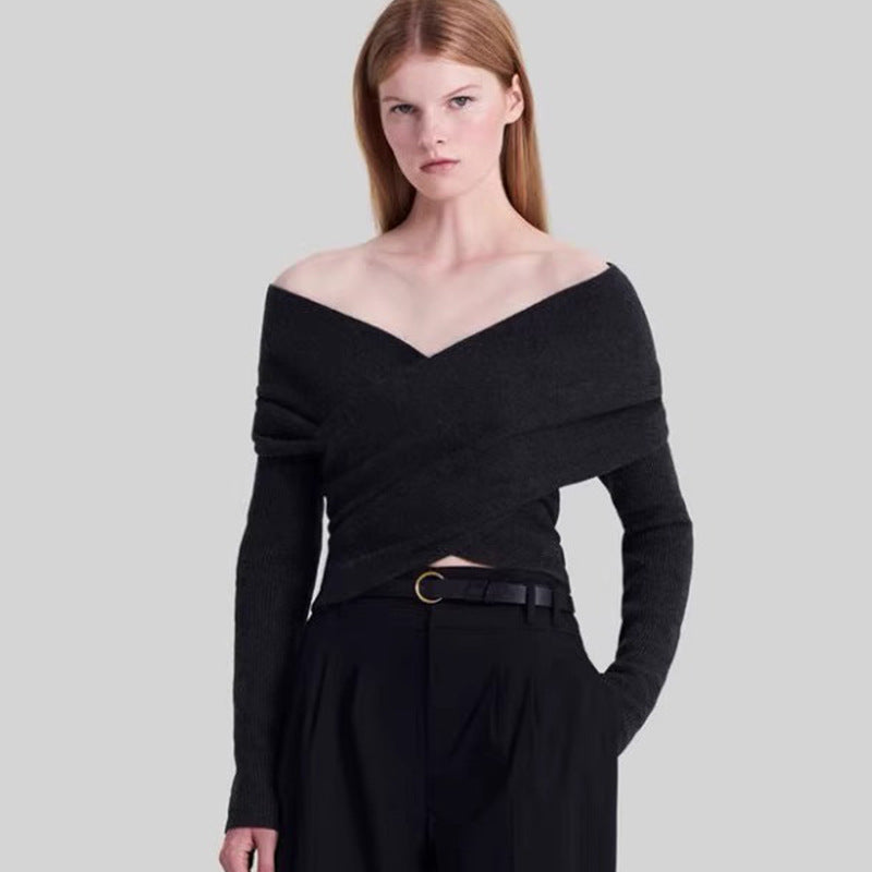 Kvinder Oversized Wrap Sweater Stilla