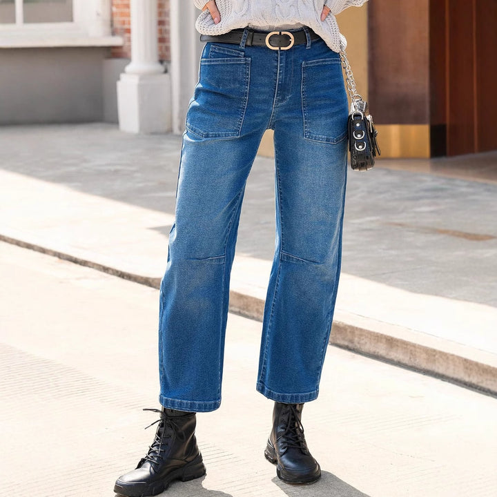 Dame Baggy-jeans i afslappet workwear-stil Stilla