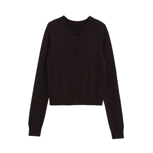 Kvinders hyggelige cardigan med knaplukning Stilla