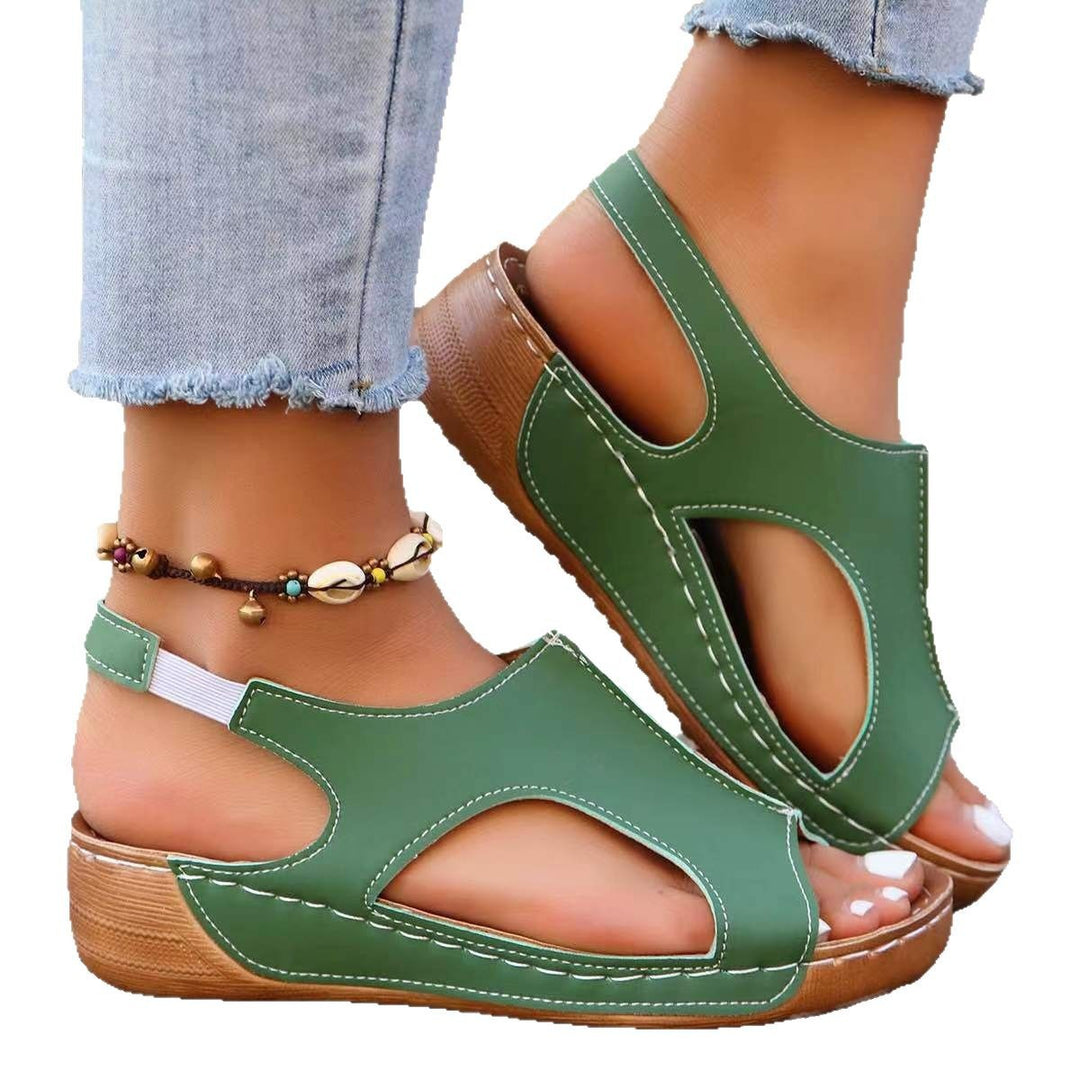 Dame Komfortable Clogs med åben tåområde og ergonomisk sål Stilla
