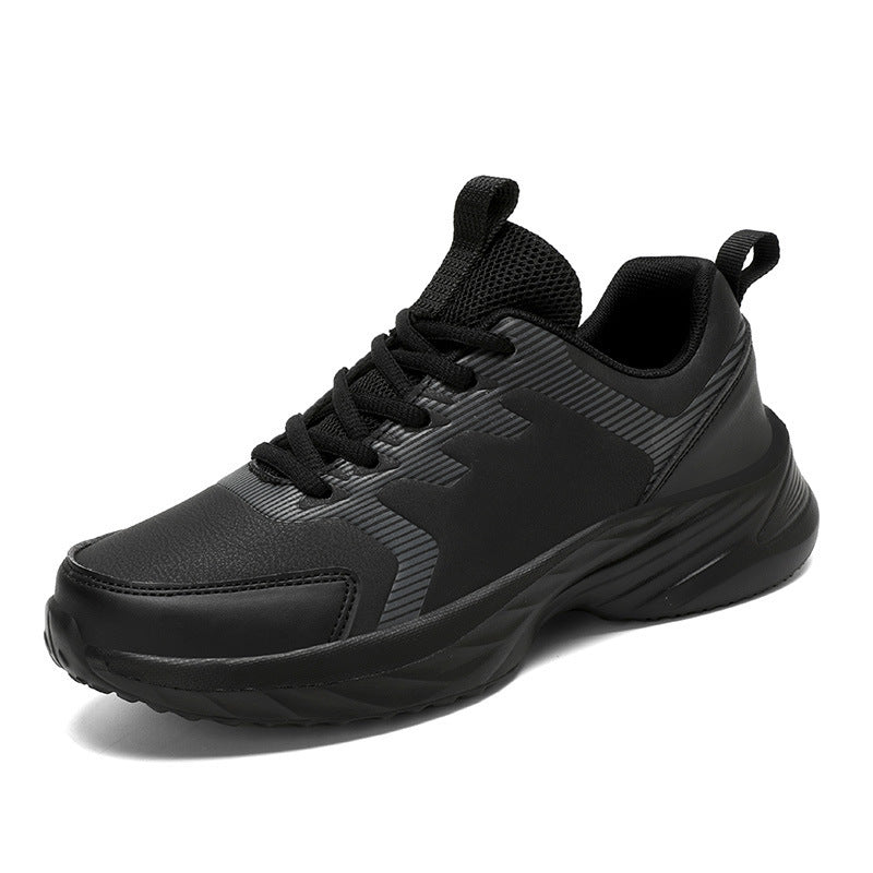 Unisex nan urbane komfort-sneakers med polstret kilehæl, åndbart mesh tunga og robust kunstlæderbelægning Skovae