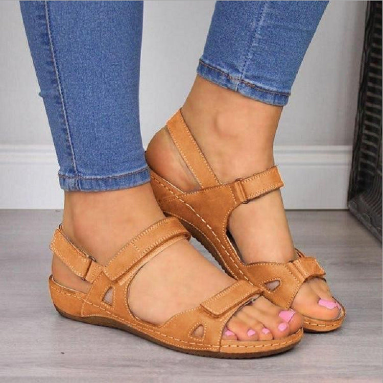 Dame Komfortable Sandaler med justerbare stropper og anatomisk indlægssål Stilla