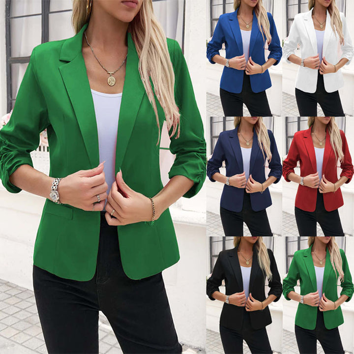 Damer klassisk blazer med afslappet snit og modige ærmer Stilla