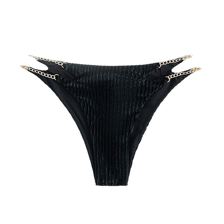Dame højtaljede bikinier med moderigtigt cut-out Skovae