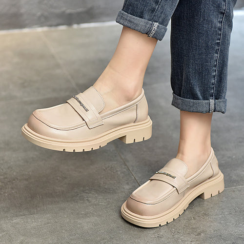 Dame Mokassin-Slippers med moderne rem og skridsikker sål Stilla