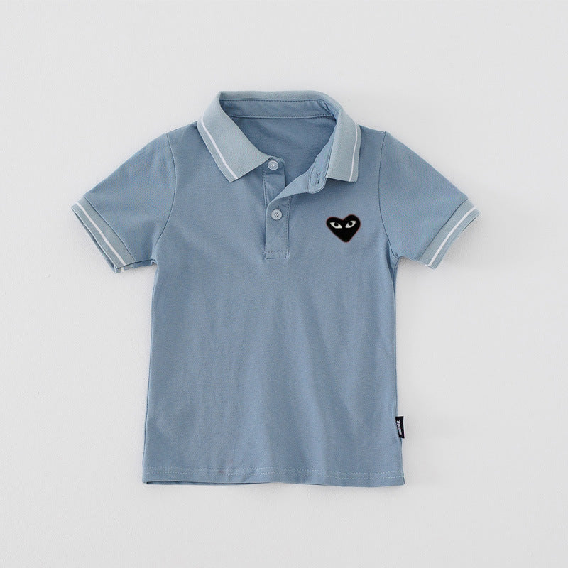 Drenge Polo-Shirt med Kaktus- Broderi Stilla