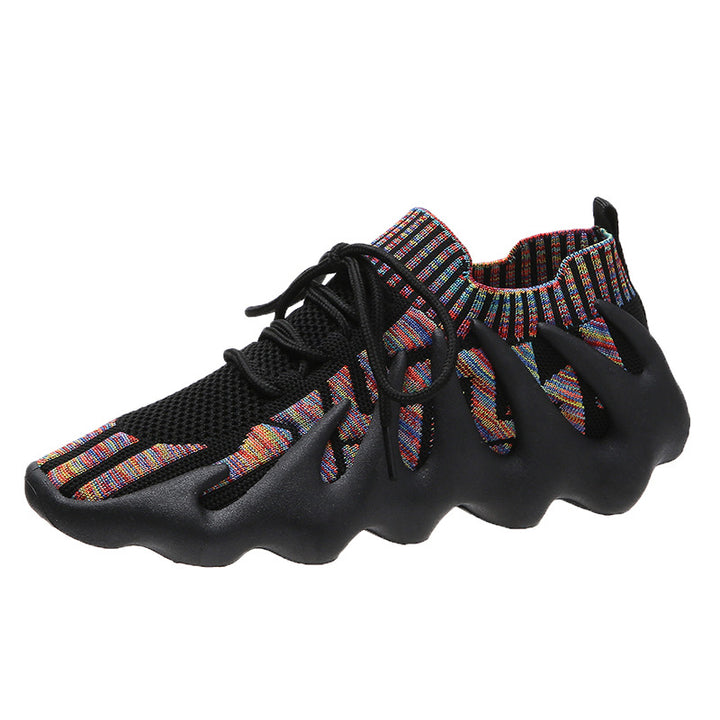 Dame Sporty Sneakers med struktureret overmateriale og innovativ sål Stilla