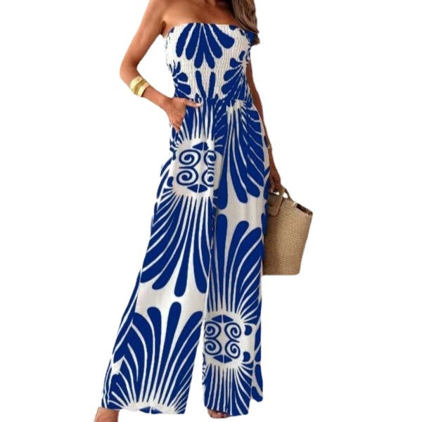 Dame strapless bredbens Overall Stilla