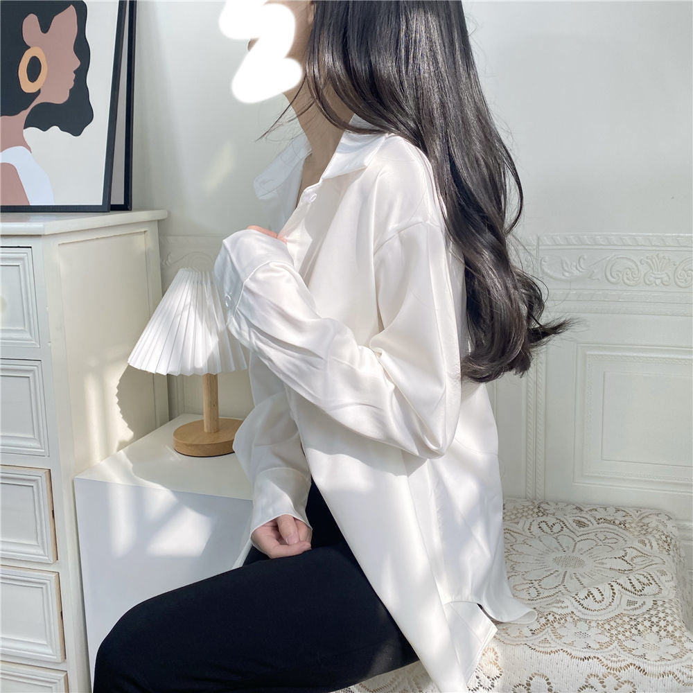 Damer Elegant og Flydende Bluse Stilla
