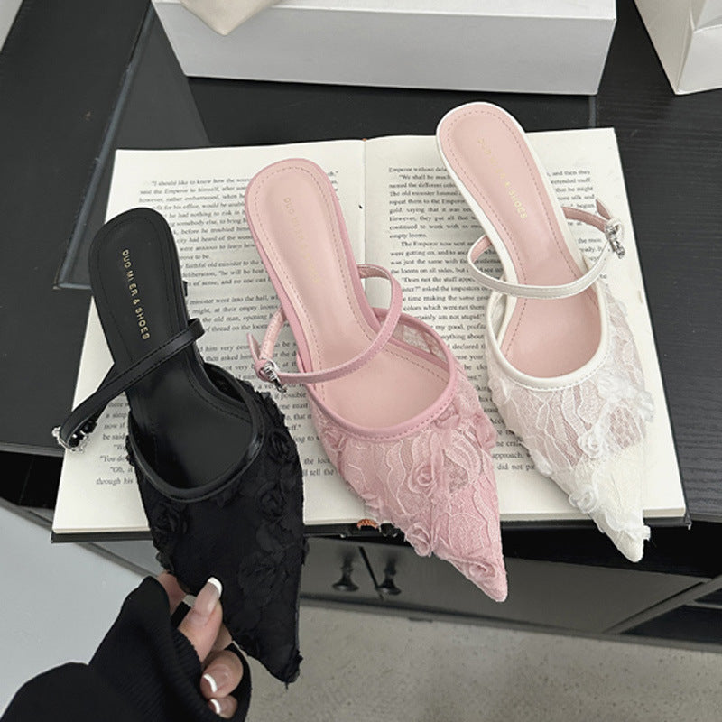 Dame Sling Sneakers med delikat spids-Design og justerbar rem Stilla
