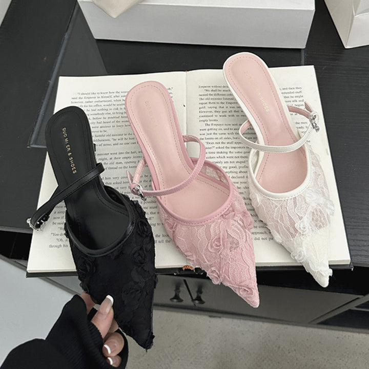 Dame Sling Sneakers med delikat spids-Design og justerbar rem Stilla