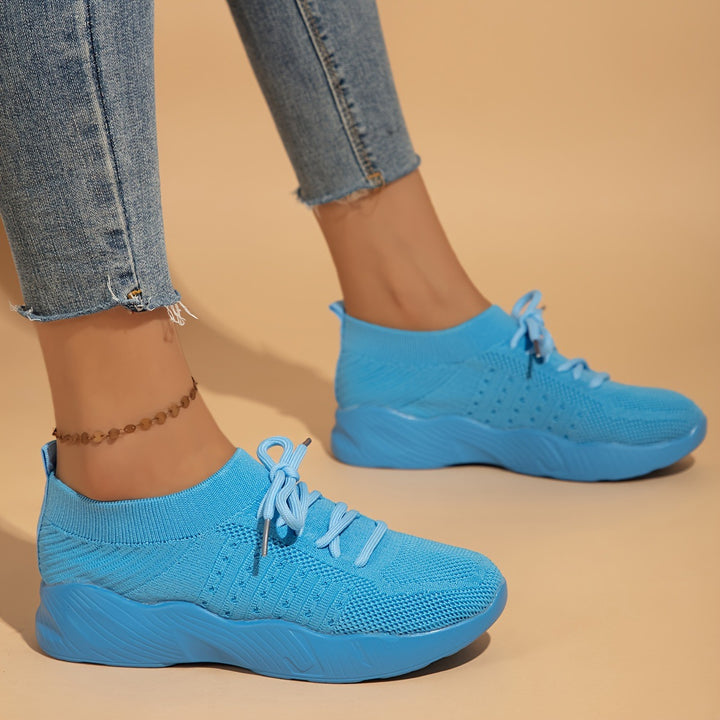 Dame Åndbare Sport-Sneakers med fleksibelt Overmateriale og skridsikker Såle Stilla