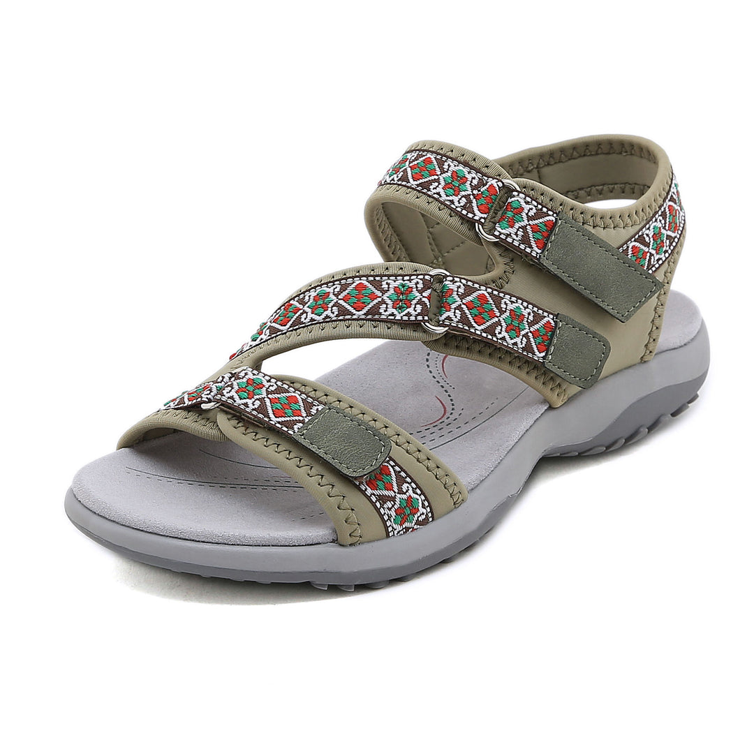 Dame Sporty Trekking-Sandaler med justerbare stropper og skridsikker sål Stilla